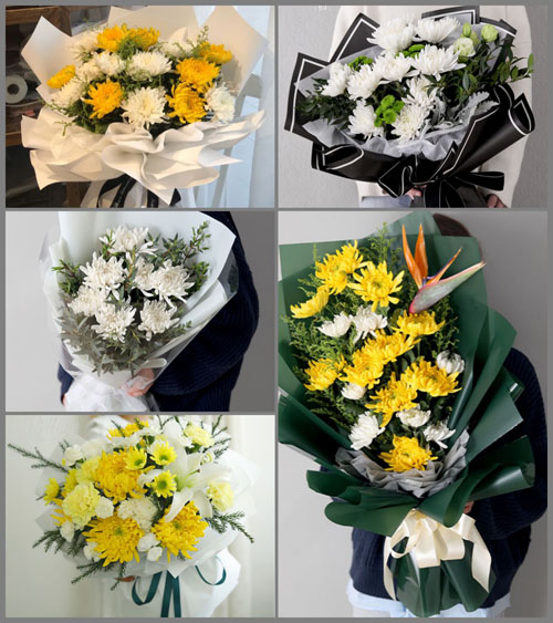 贵州毕节市黔西县雨朵镇扯泥村白事花束代送
